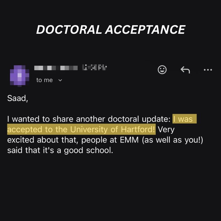 Student accomplishment