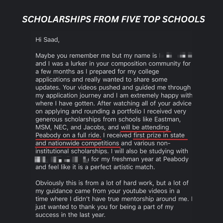 Student accomplishment